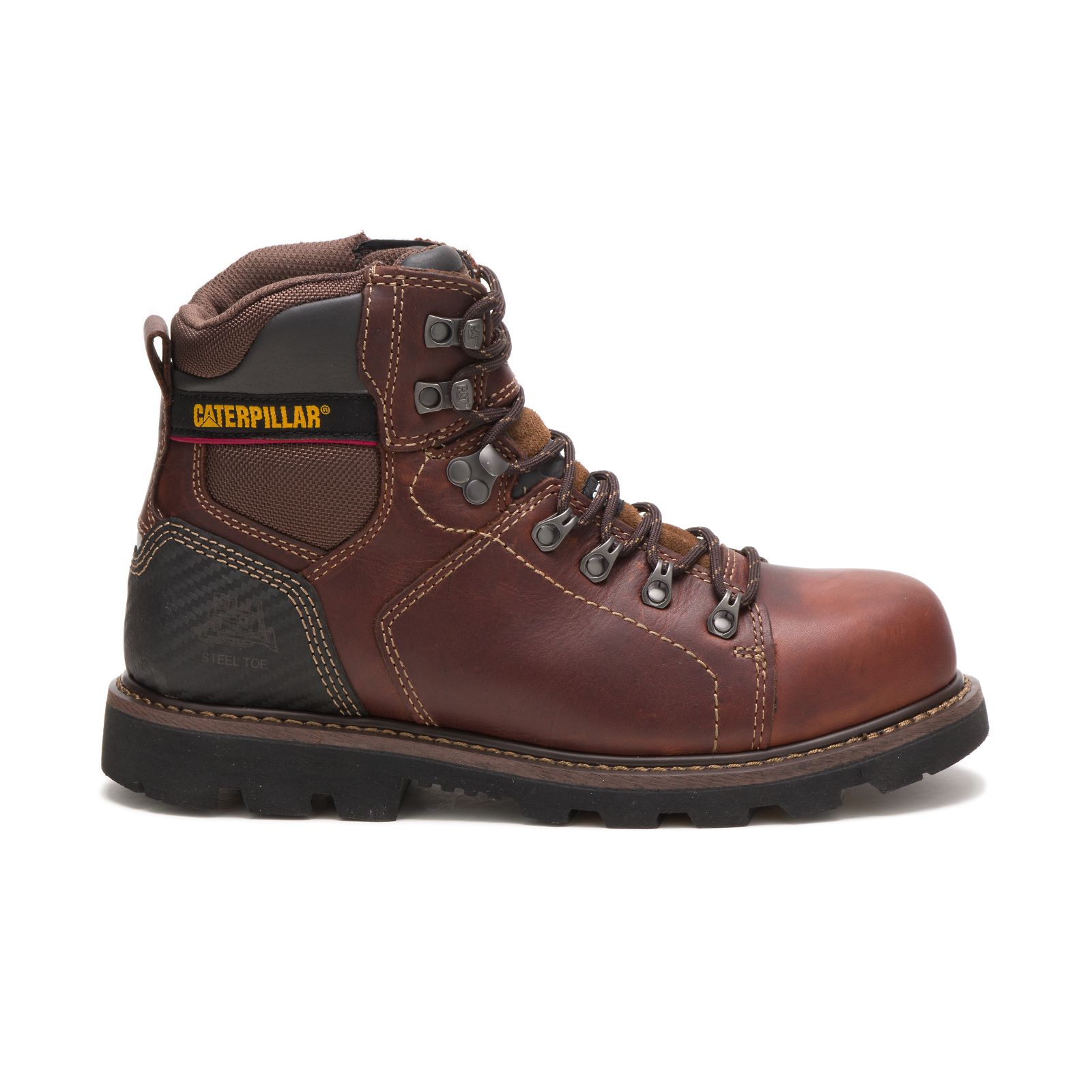 Caterpillar Alaska 2.0 Steel Toe Men's Work Boots Brown | Cat-357142
