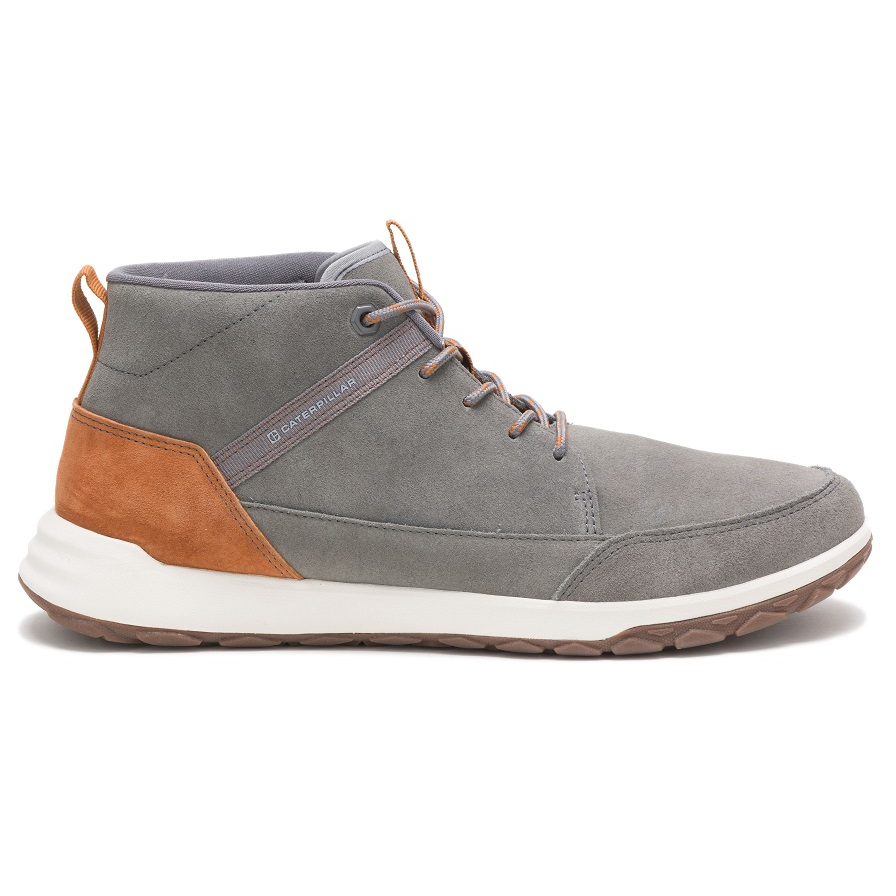 Caterpillar Code Quest Mid Men's Sneakers Grey | Cat-618497