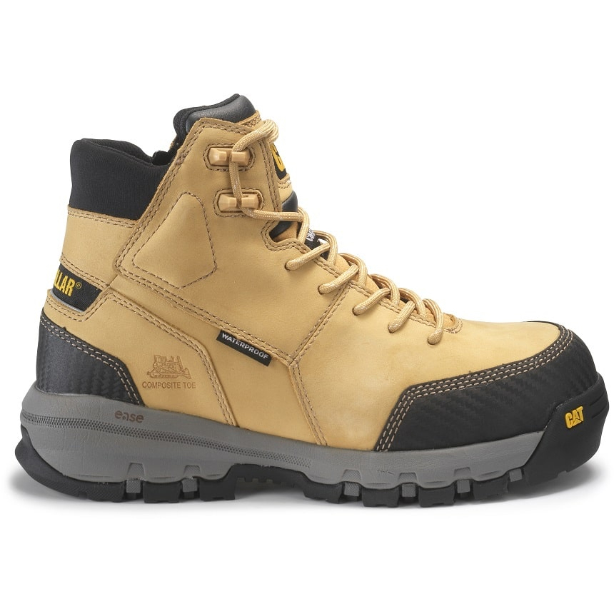 Caterpillar Device Waterproof Ct Men's Work Boots Orange | Cat-509637