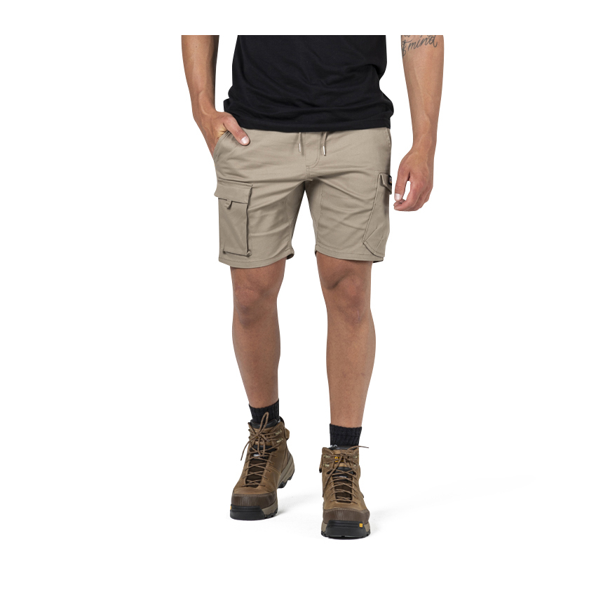 Caterpillar Diesel Men's Work Shorts Khaki | Cat-280674