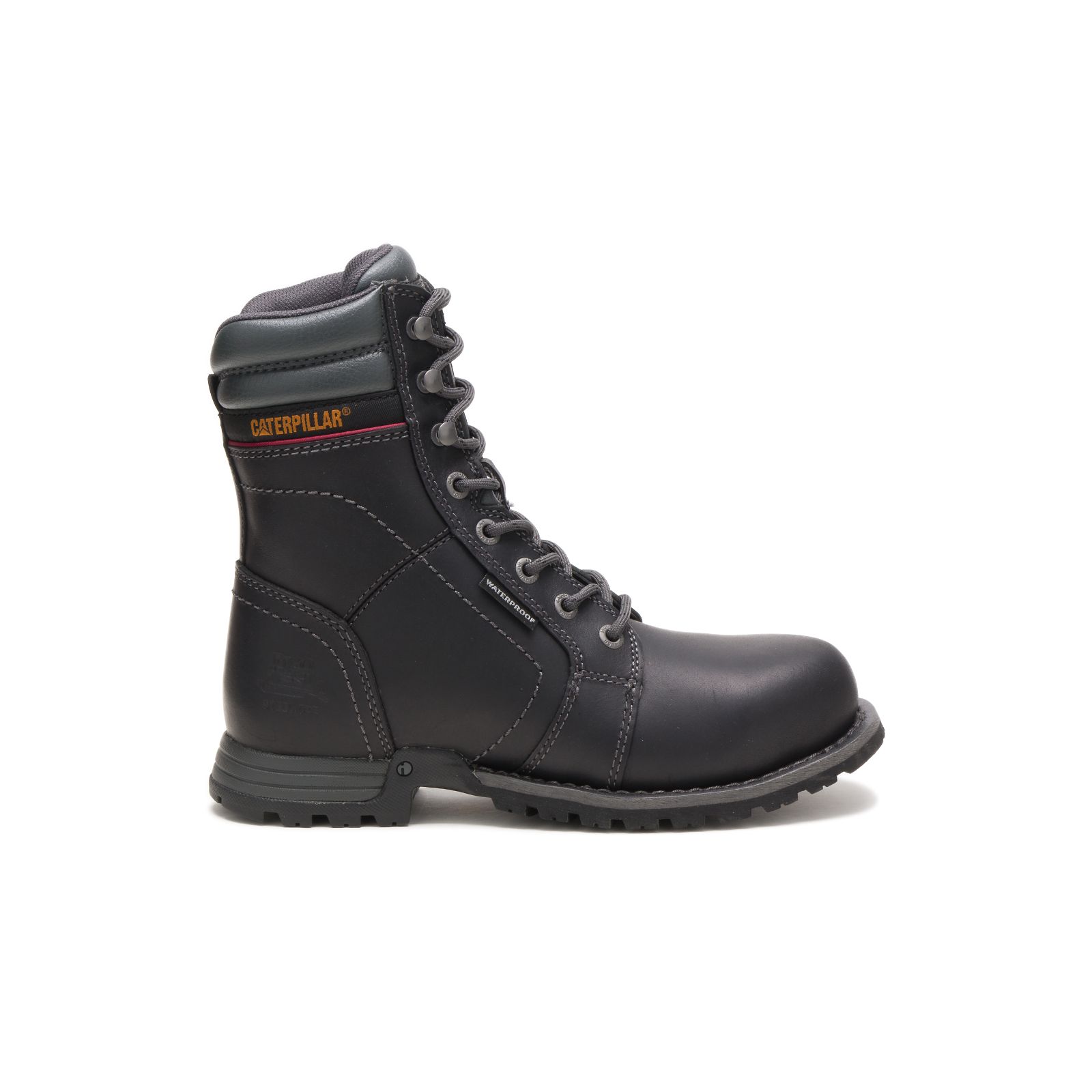 Caterpillar Echo Waterproof Steel Toe Women's Work Boots Black | Cat-195048