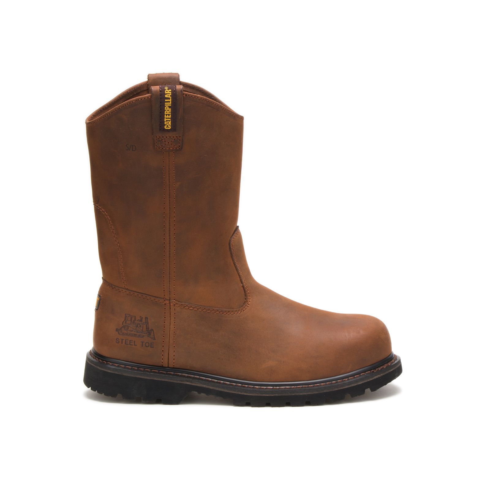 Caterpillar Edgework Steel Toe Men's Slip On Boots Brown | Cat-018524