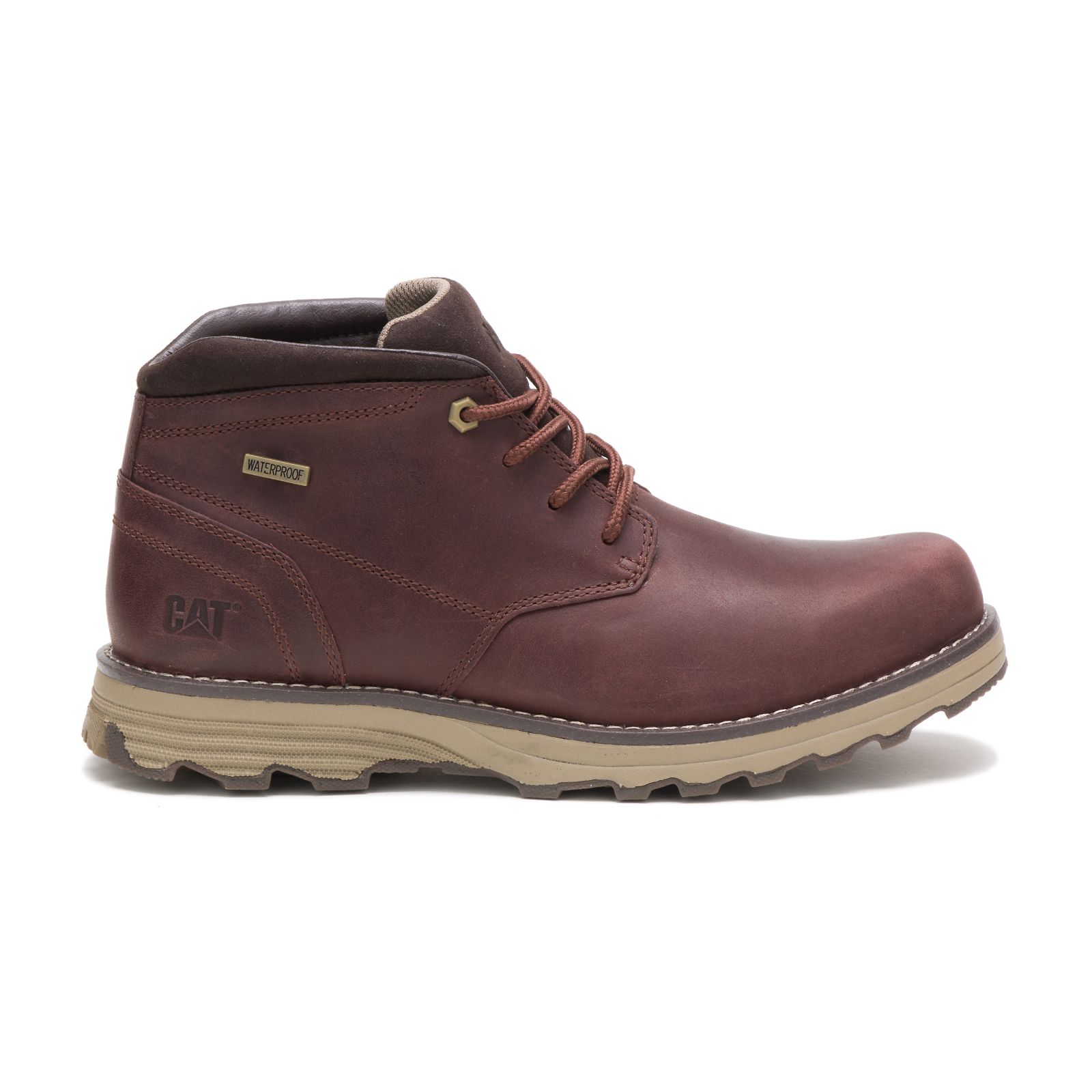 Caterpillar Elude Waterproof Men's Chukka Boots Brown | Cat-740631