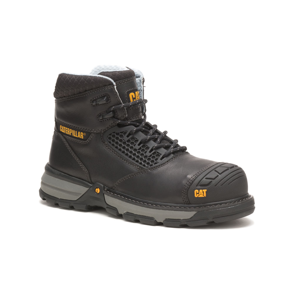 Caterpillar Excavator Superlite Cool Cct / Astm/Comp Toe Men's Safety Boots Black | Cat-517964