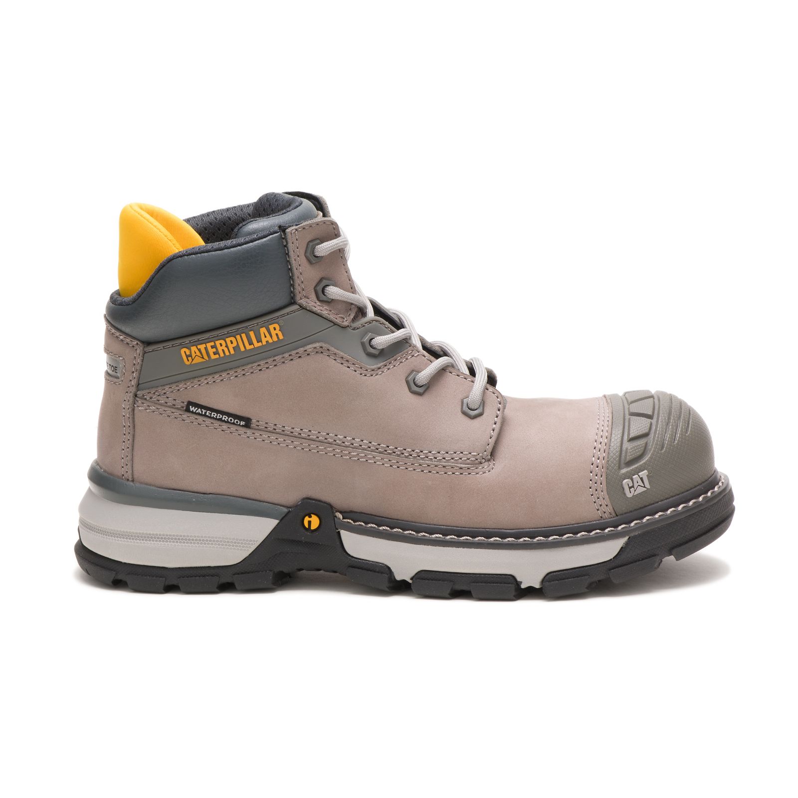 Caterpillar Excavator Superlite Waterproof Nano Toe Women's Work Boots Khaki | Cat-481269