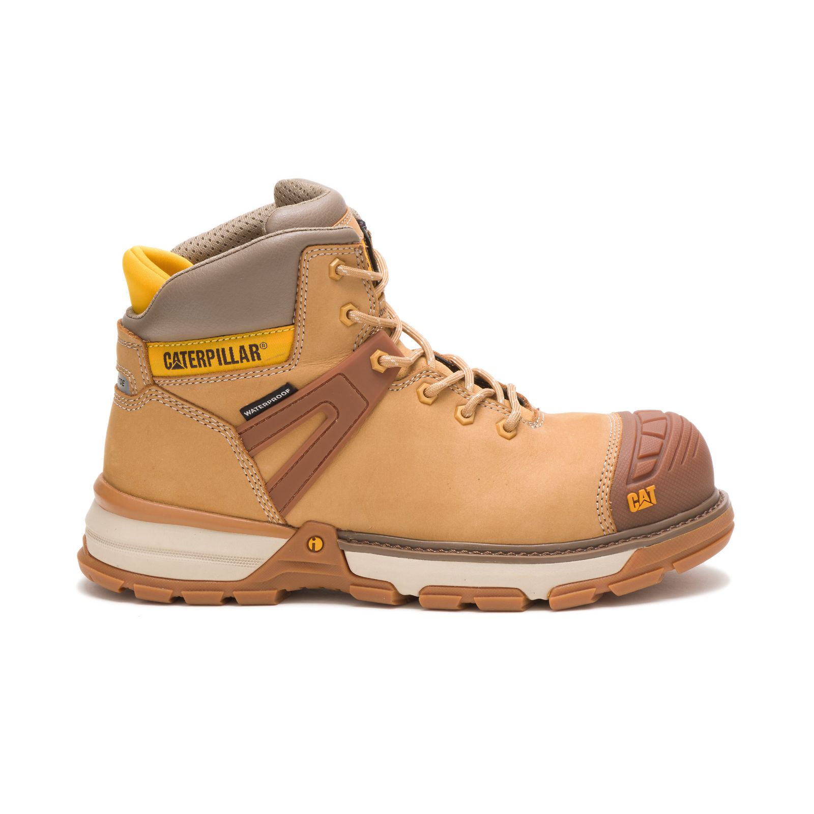 Caterpillar Excavator Superlite Waterproof Nano Toe Men's Work Boots Orange | Cat-509826