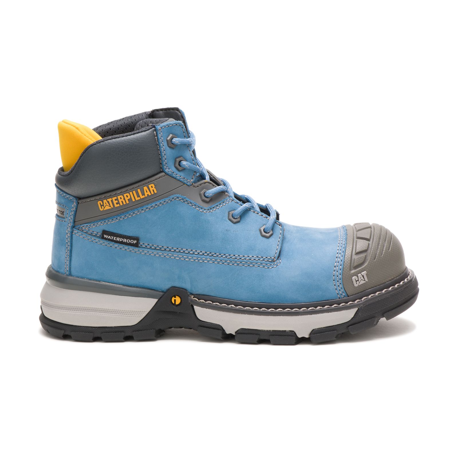 Caterpillar Excavator Superlite Waterproof Nano Toe Women's Work Boots Blue | Cat-653098