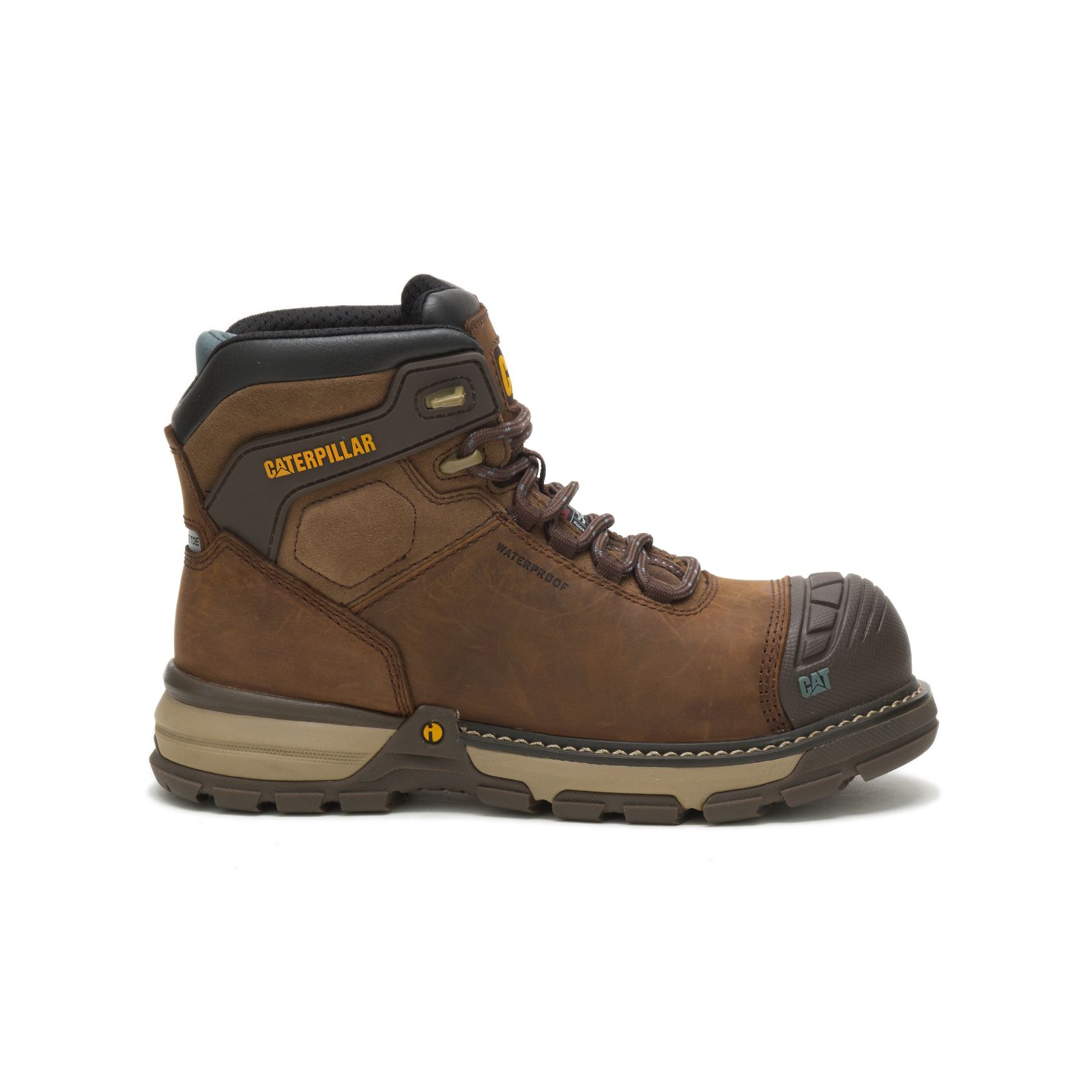 Caterpillar Excavator Superlite Waterproof Thinsulate™ Nano Toe Women's Work Boots Dark Brown | Cat-