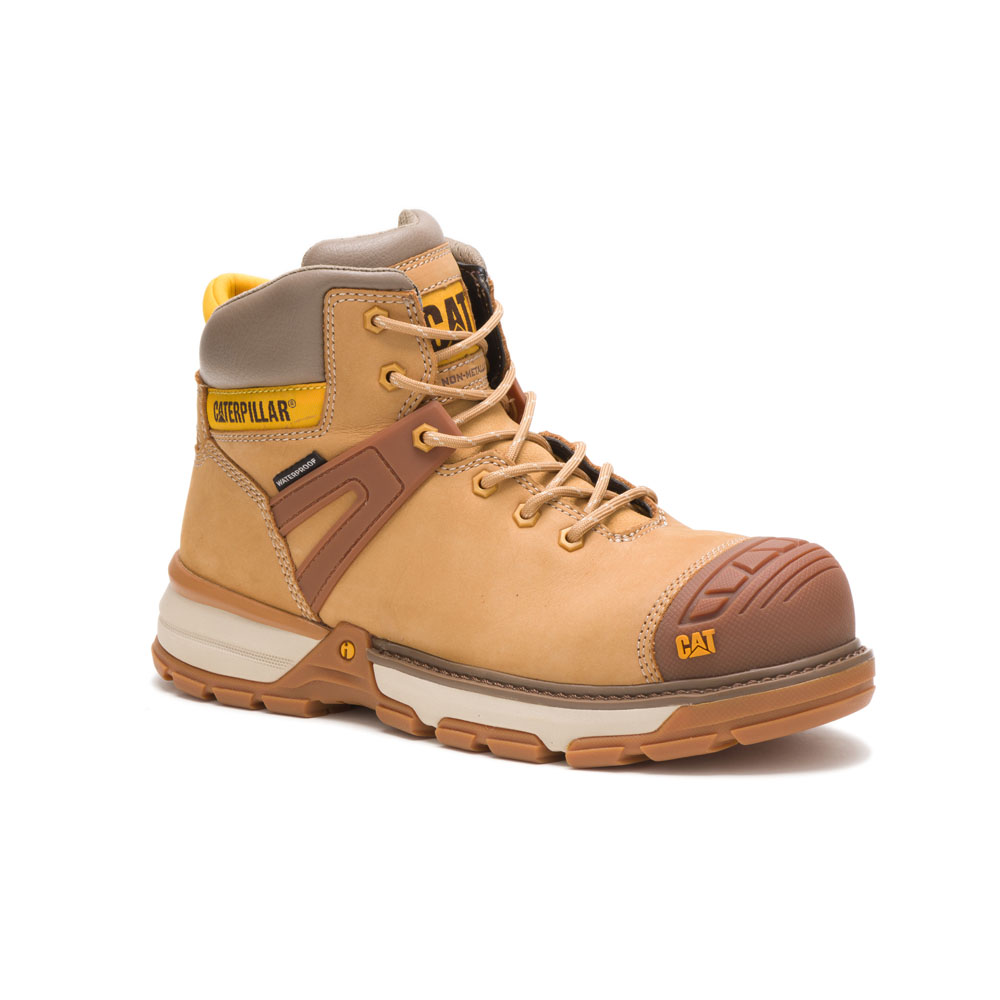 Caterpillar Excavator Superlite Wp Nt Men's Safety Boots Orange | Cat-306928