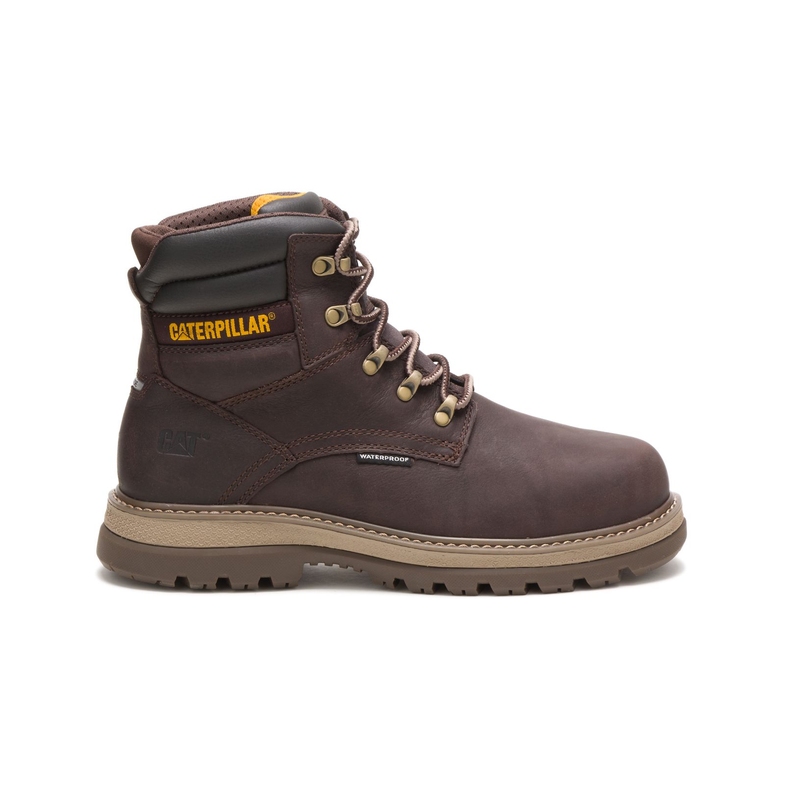 Caterpillar Fairbanks 6" Waterproof Steel Toe Men's Work Boots Brown | Cat-415237