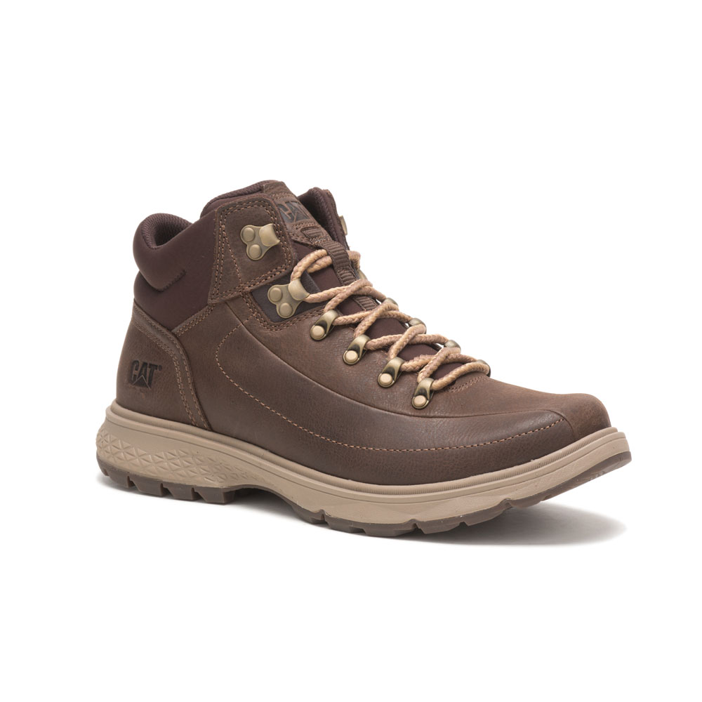 Caterpillar Forerunner Men's Work Boots Chocolate | Cat-827140