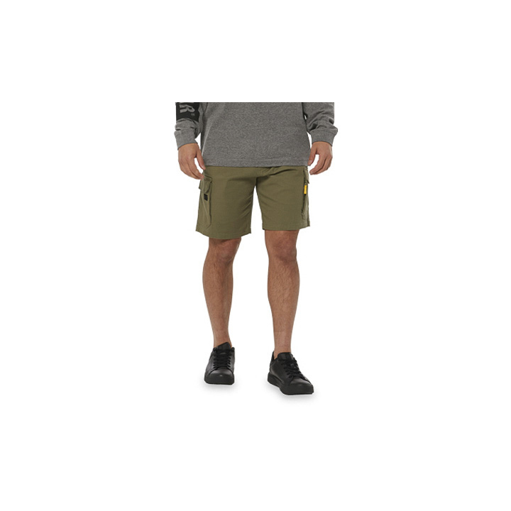 Caterpillar Foundation Cargo Men's Shorts Green | Cat-261807