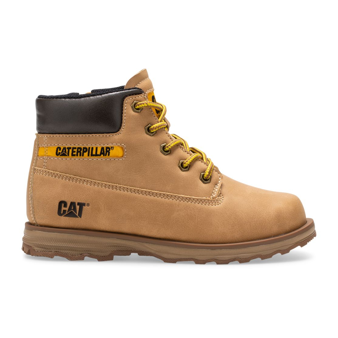 Caterpillar Founder Kids' Boots Brown | Cat-479631