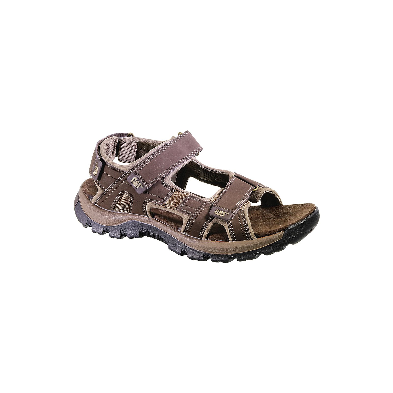 Caterpillar Giles Men's Casual Sandals Dark Brown | Cat-679821