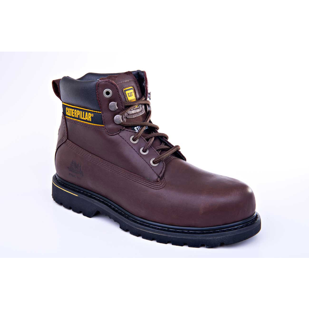 Caterpillar Holton St - Sa Men's Safety Boots Burgundy | Cat-413670