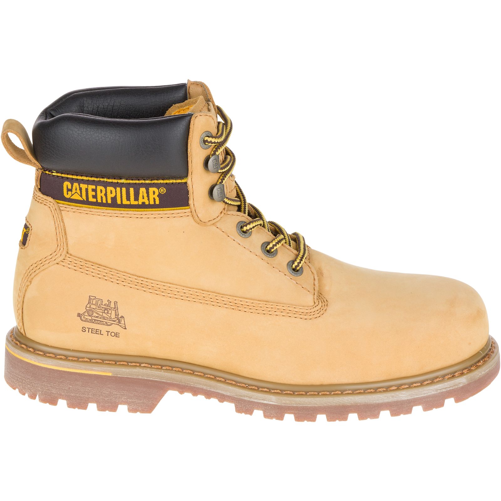 Caterpillar Holton Steel Toe S3 Hro Src Men's Work Boots Orange | Cat-624897