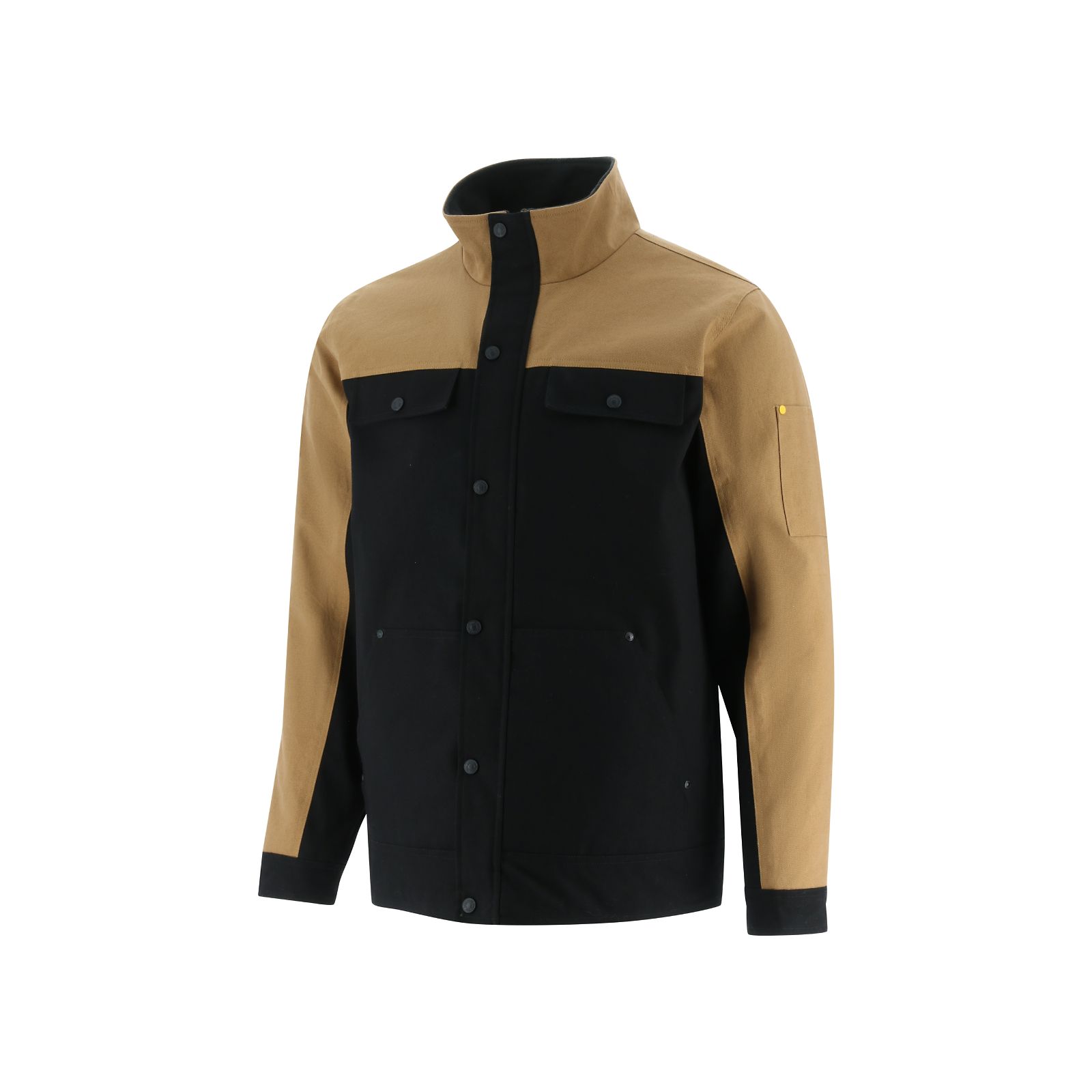 Caterpillar Insulated Utility Men's Jackets Black/Brown | Cat-913582