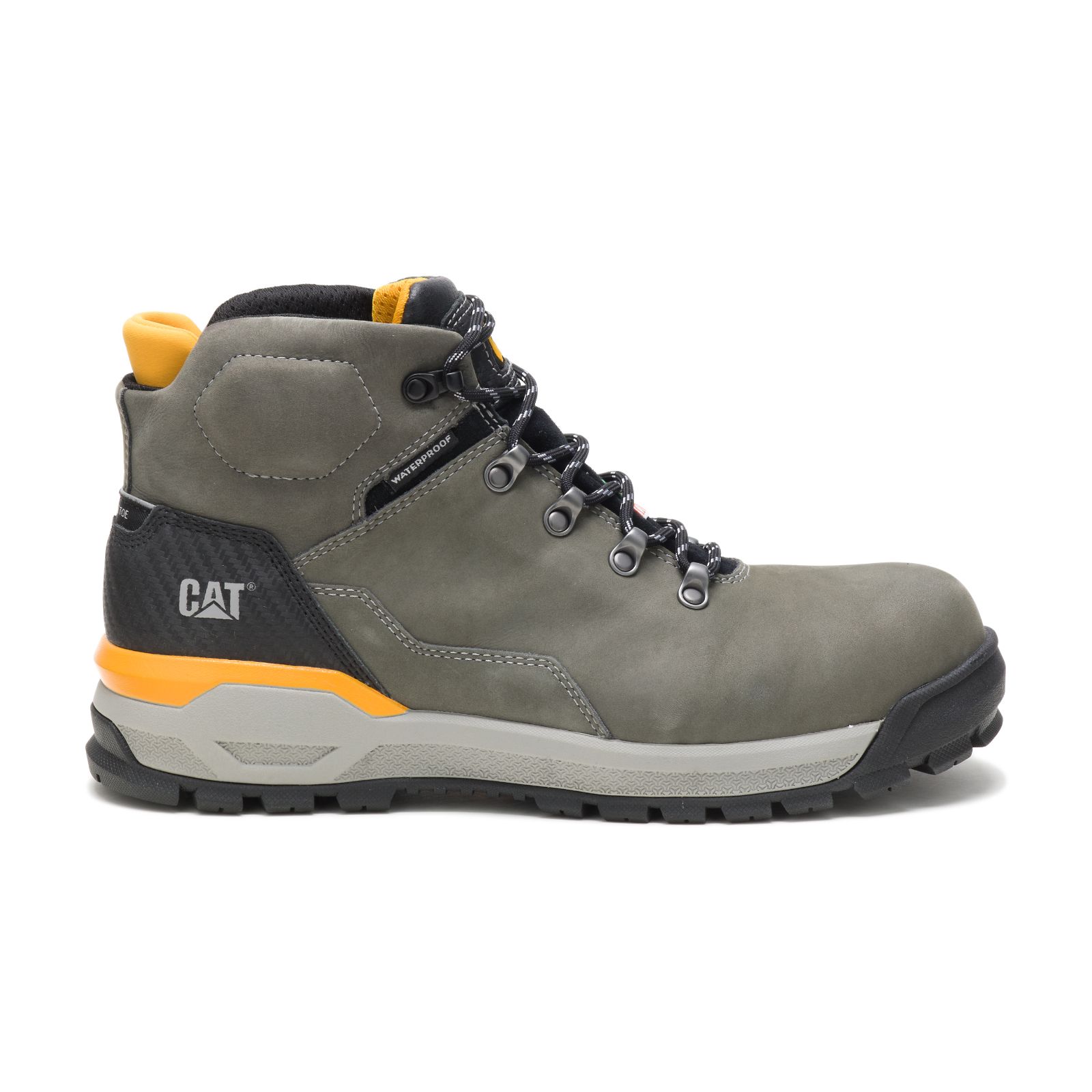Caterpillar Kinetic Ice+ Waterproof Thinsulate™ Composite Toe Csa Men's Work Boots grey green | Cat-