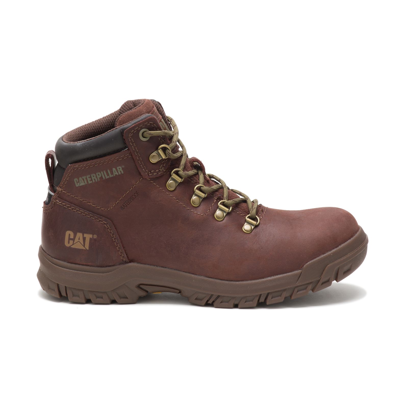 Caterpillar Mae Steel Toe Waterproof Women's Work Boots Brown | Cat-860213