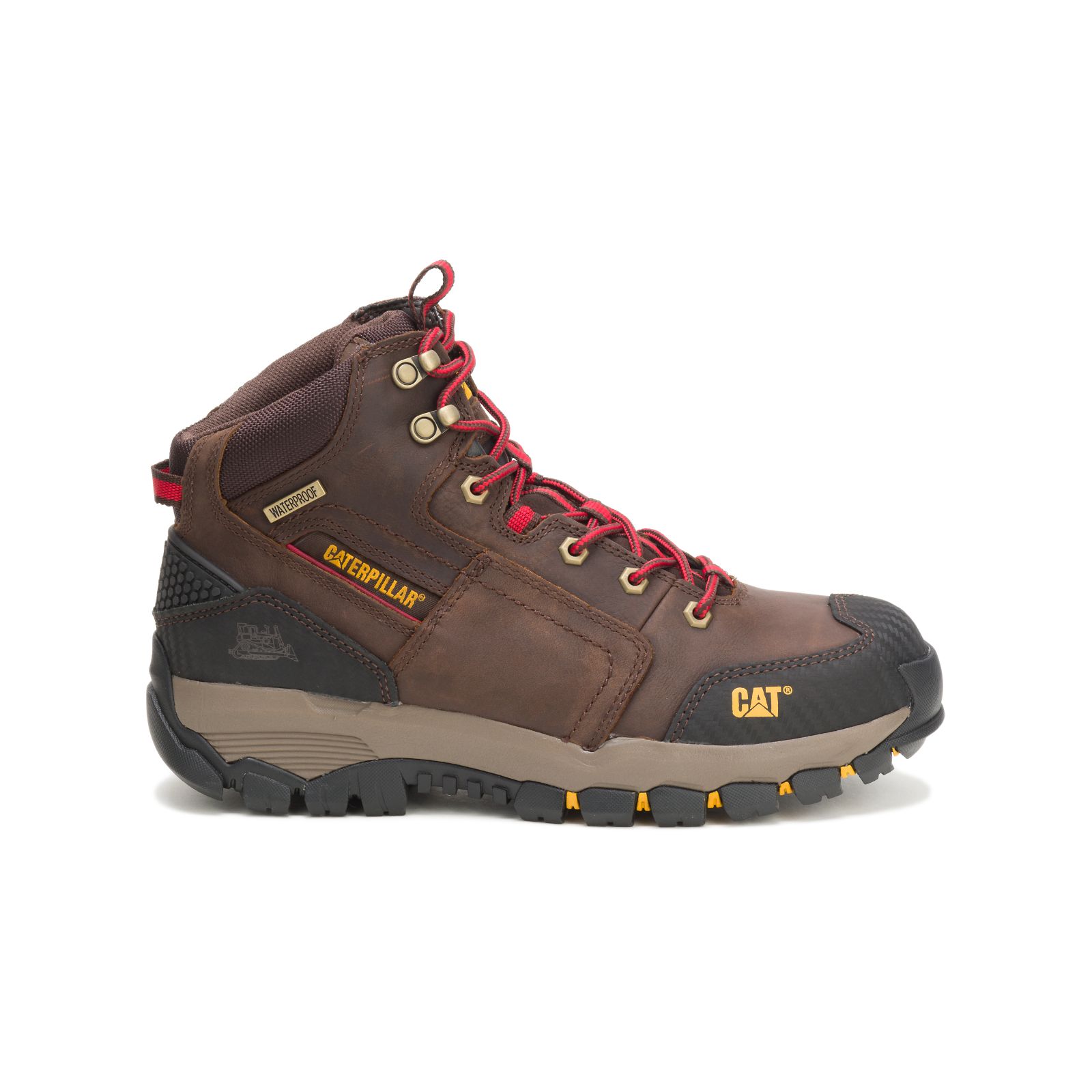 Caterpillar Navigator Waterproof Men's Work Boots Brown | Cat-206519
