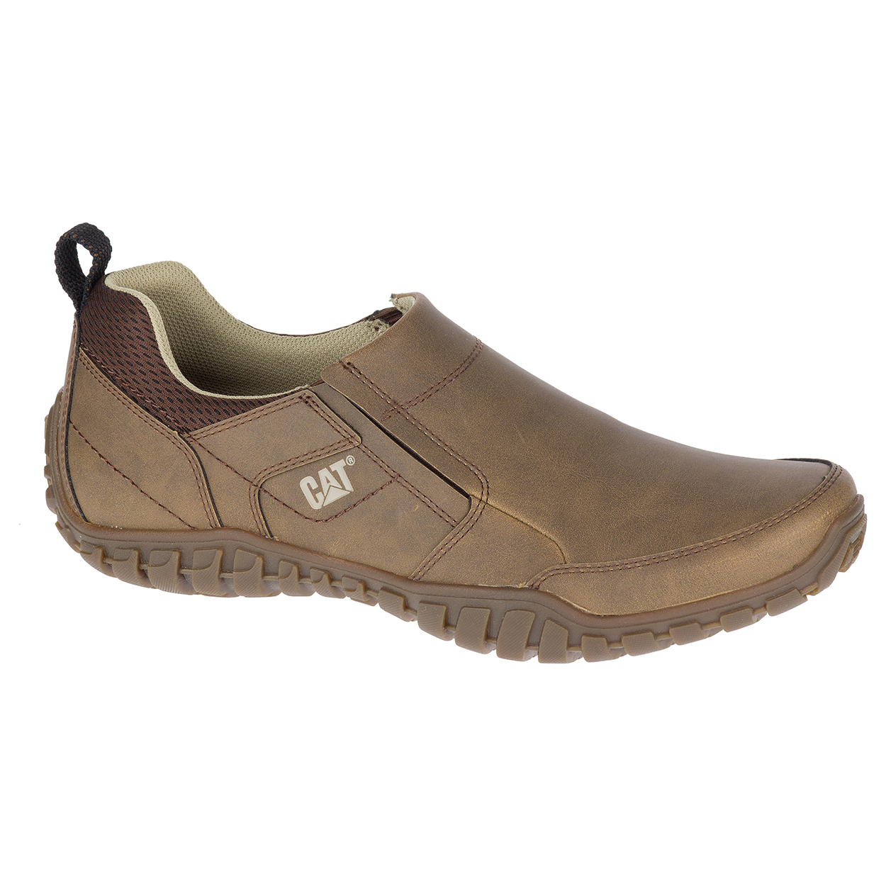 Caterpillar Opine Men's Slip On Dark Beige | Cat-059847