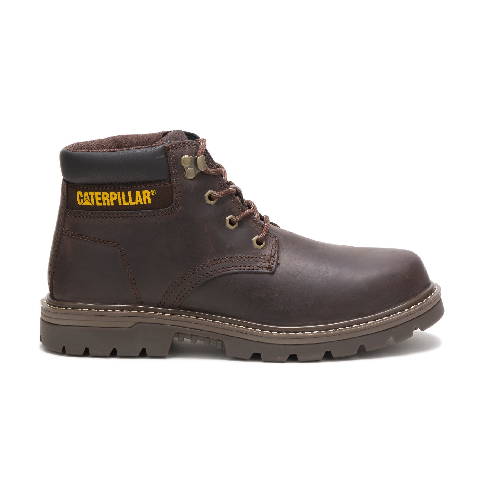Caterpillar Outbase Steel Toe Men's Work Boots Coffee | Cat-947521