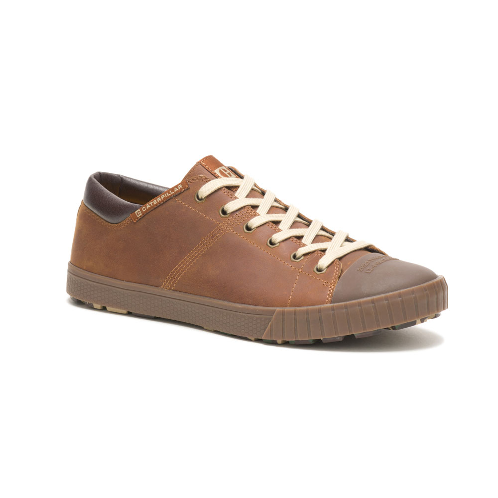 Caterpillar Passport Rubber Men's Sneakers Brown | Cat-189563