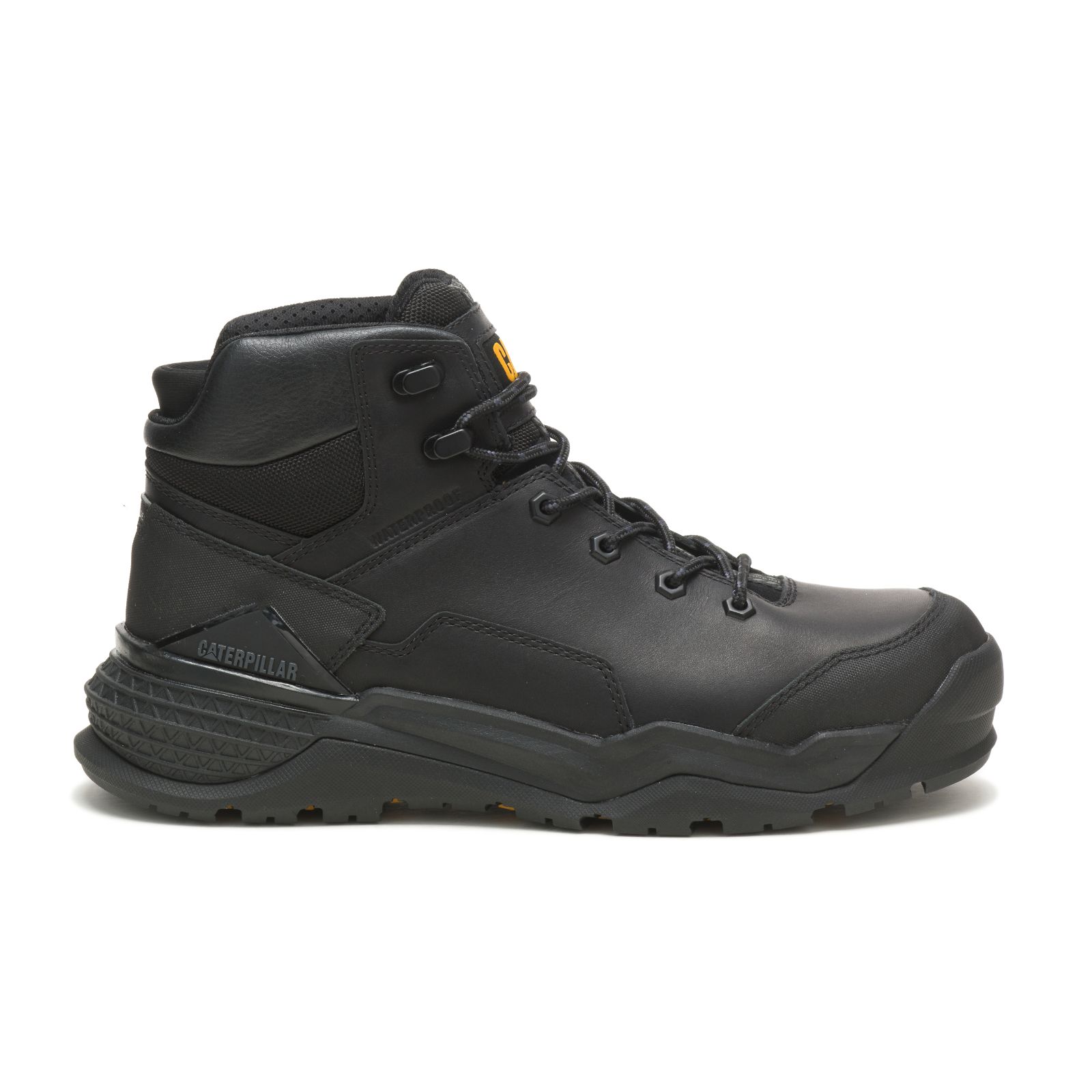 Caterpillar Provoke Mid Waterproof Alloy Toe Men's Work Boots Black | Cat-769308