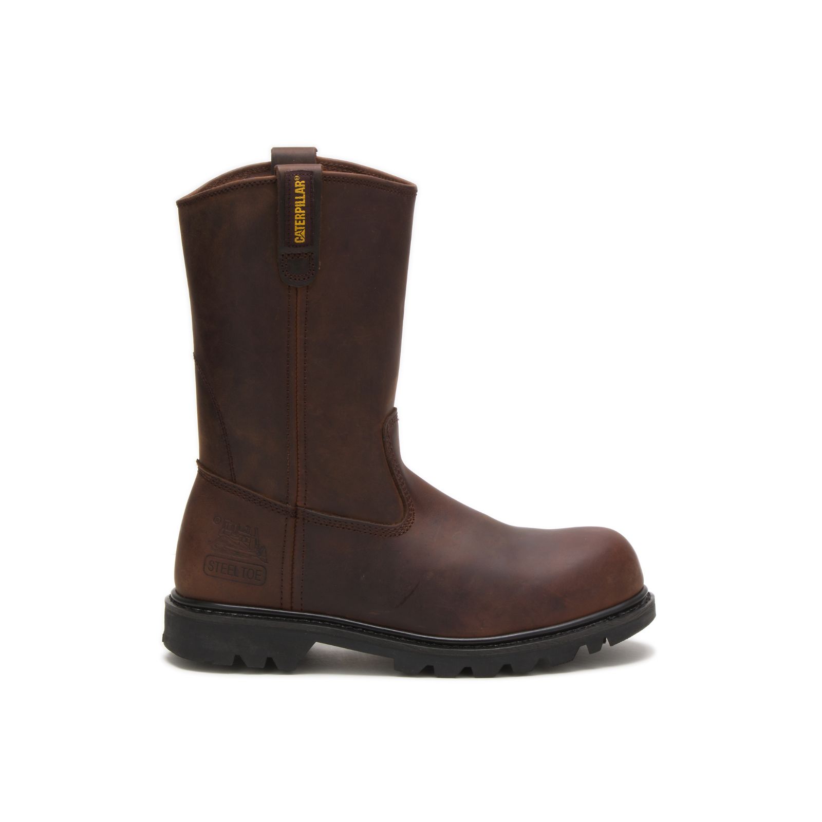 Caterpillar Revolver Steel Toe Men's Work Boots Brown | Cat-964813
