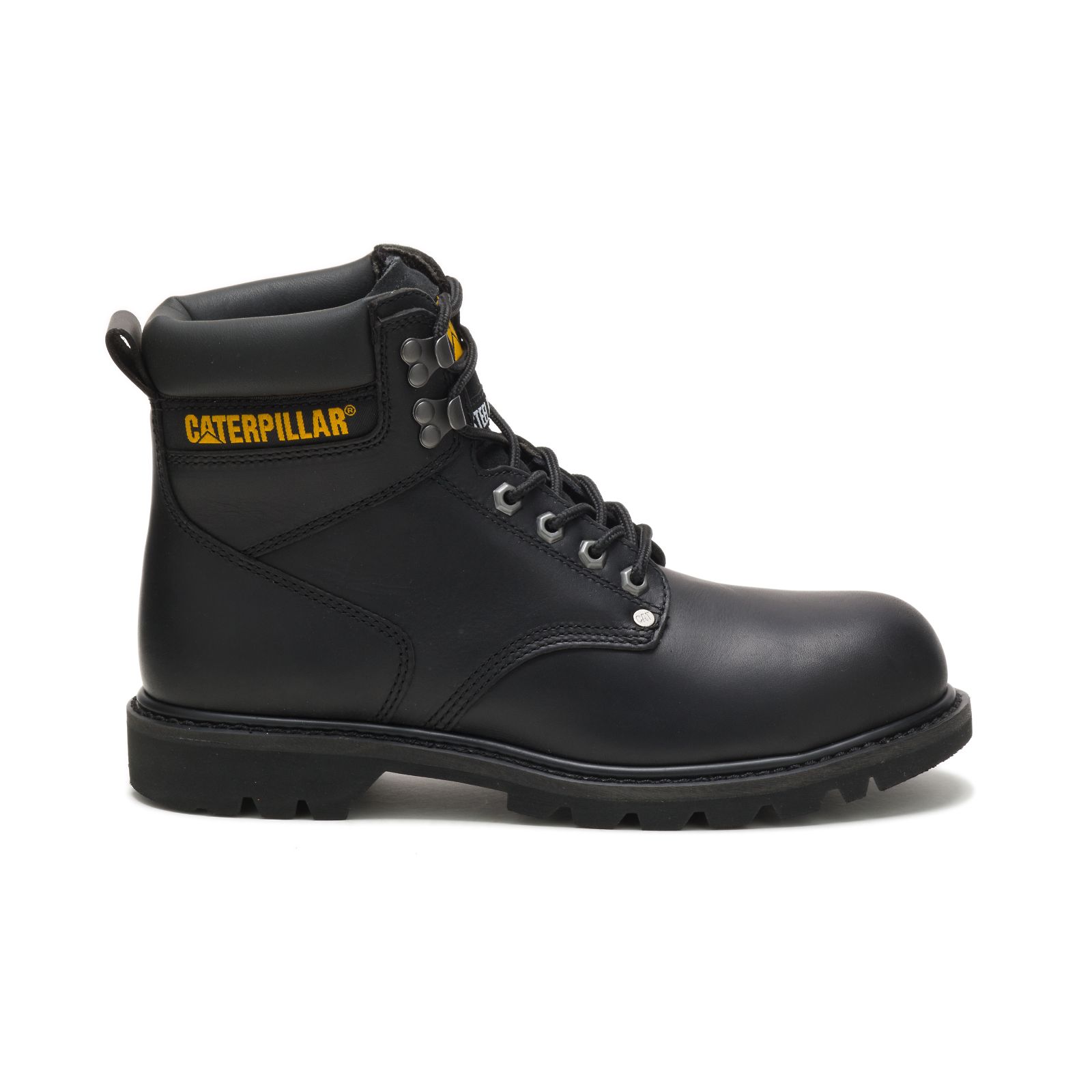 Caterpillar Second Shift Steel Toe Men's Steel Toe Boots Black | Cat-120539