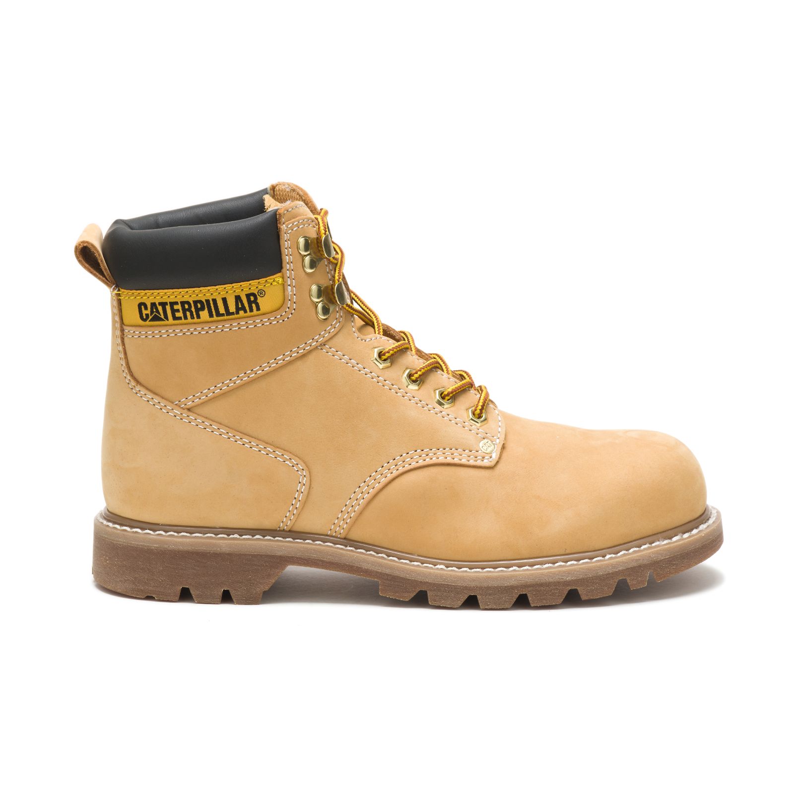 Caterpillar Second Shift Steel Toe Men's Work Boots Orange | Cat-537026