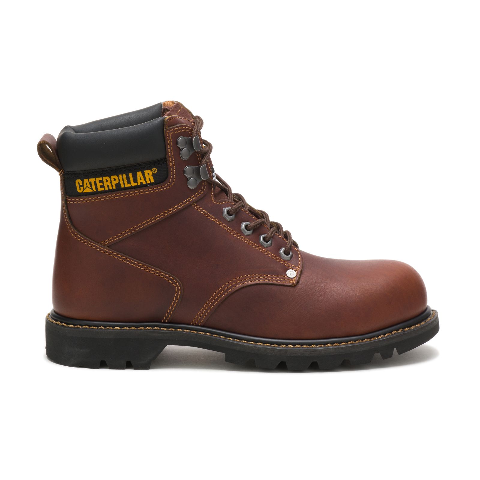Caterpillar Second Shift Steel Toe Men's Work Boots Brown | Cat-623075