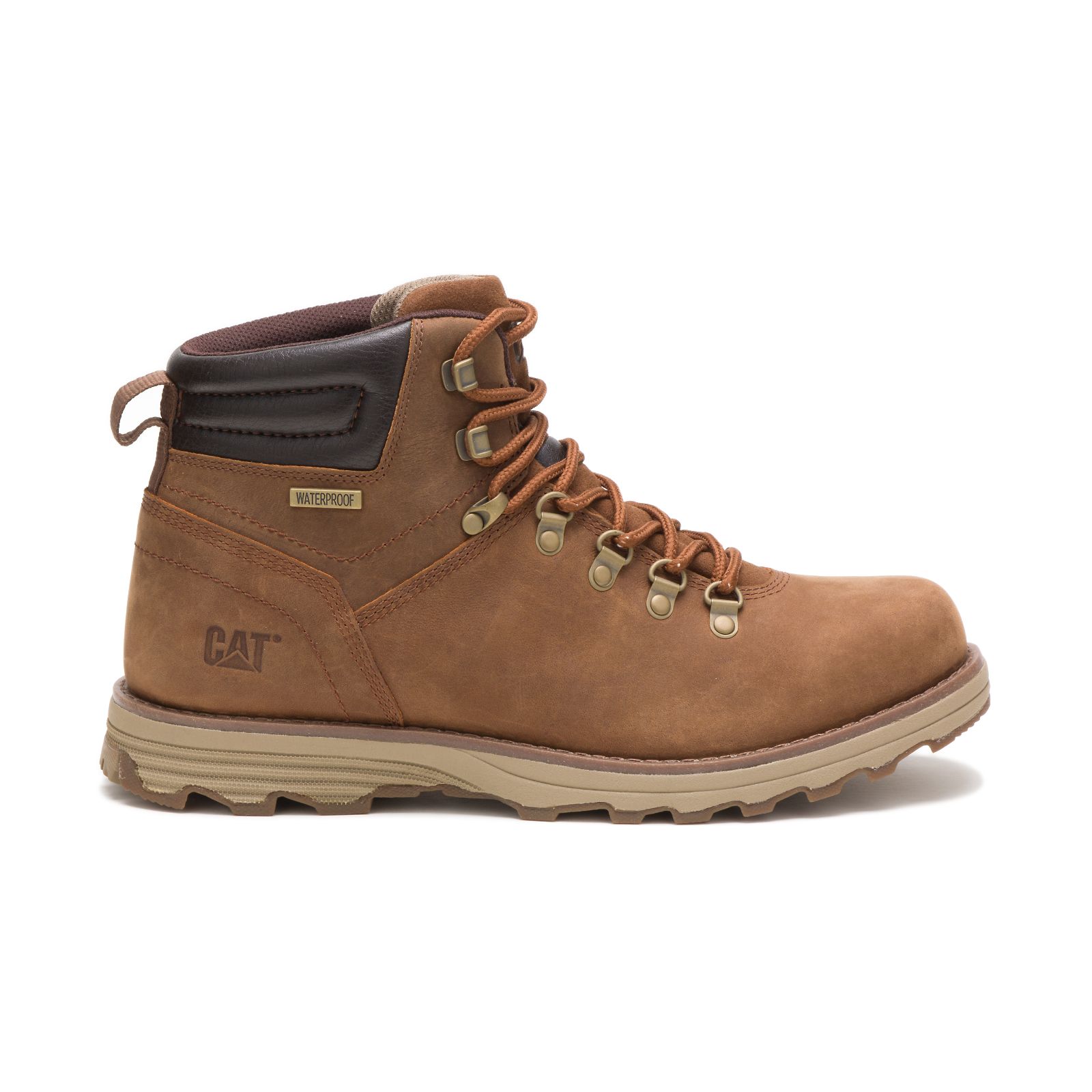 Caterpillar Sire Waterproof Men's Work Boots Brown | Cat-412078