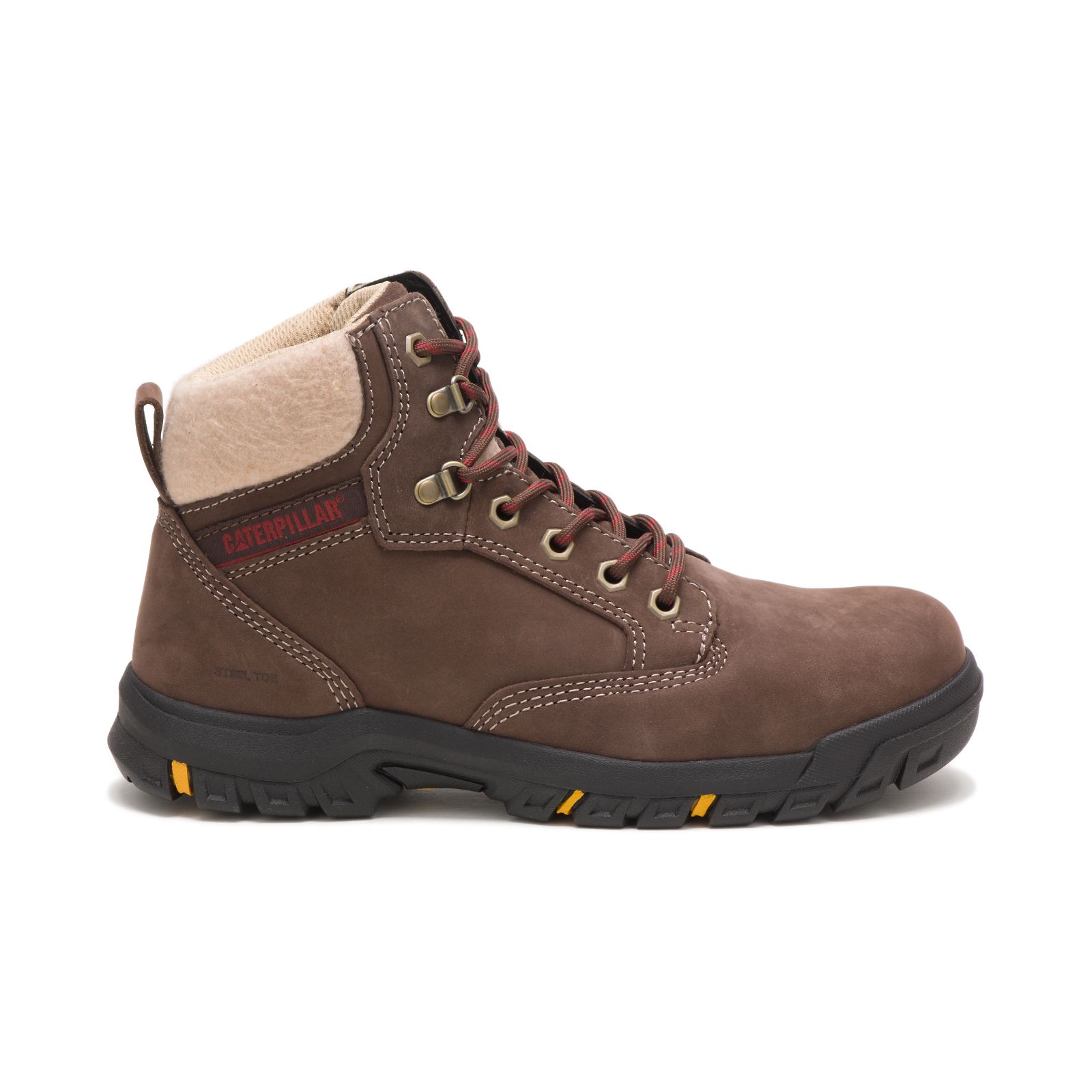 Caterpillar Tess Steel Toe Women's Work Boots Chocolate | Cat-671243