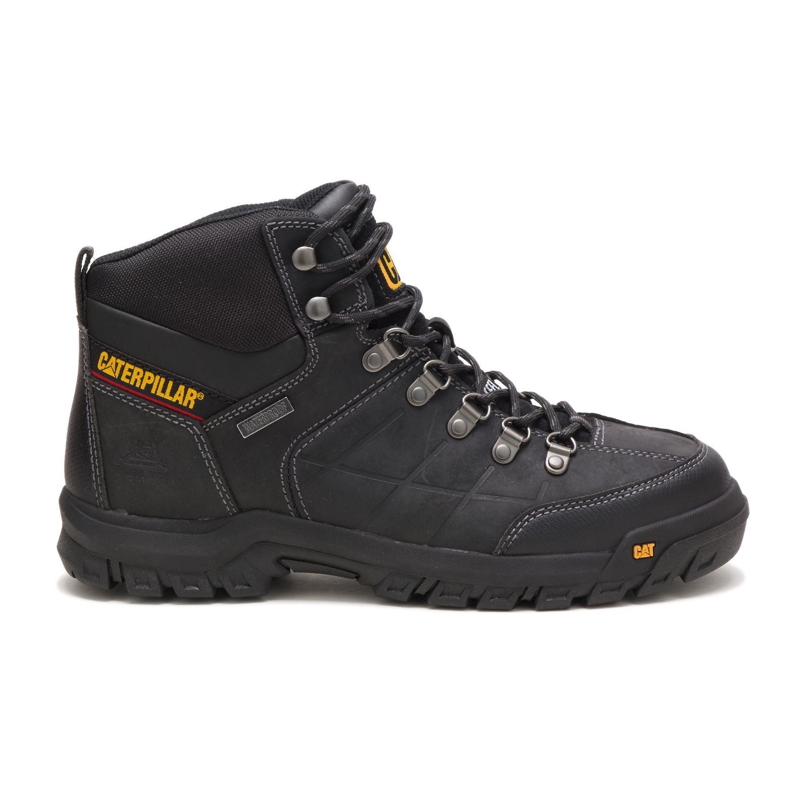 Caterpillar Threshold Waterproof Steel Toe Men's Steel Toe Boots Black | Cat-625431