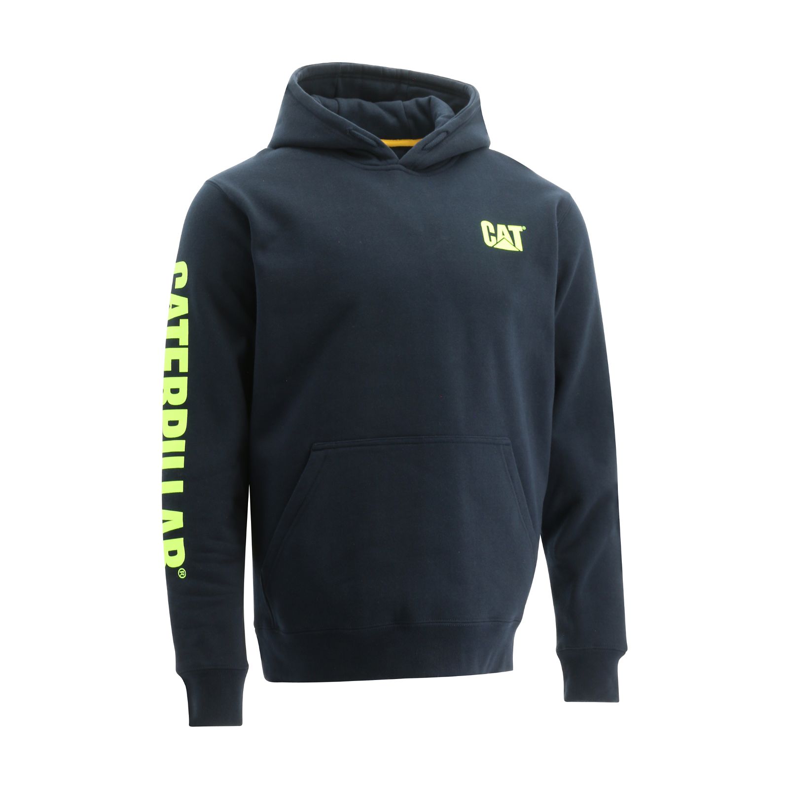 Caterpillar Trademark Banner Men's Hoodies Navy | Cat-231564
