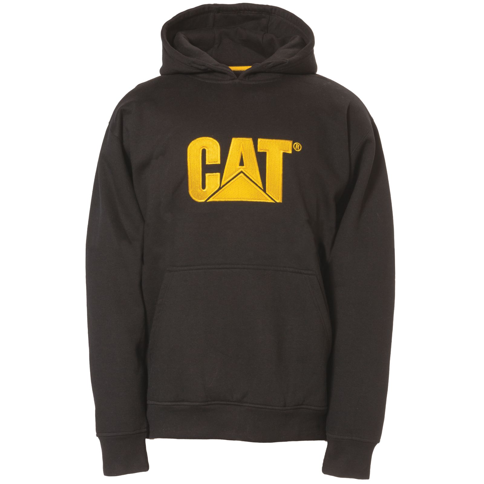 Caterpillar Trademark Hooded Men's Sweatshirts Black | Cat-436085