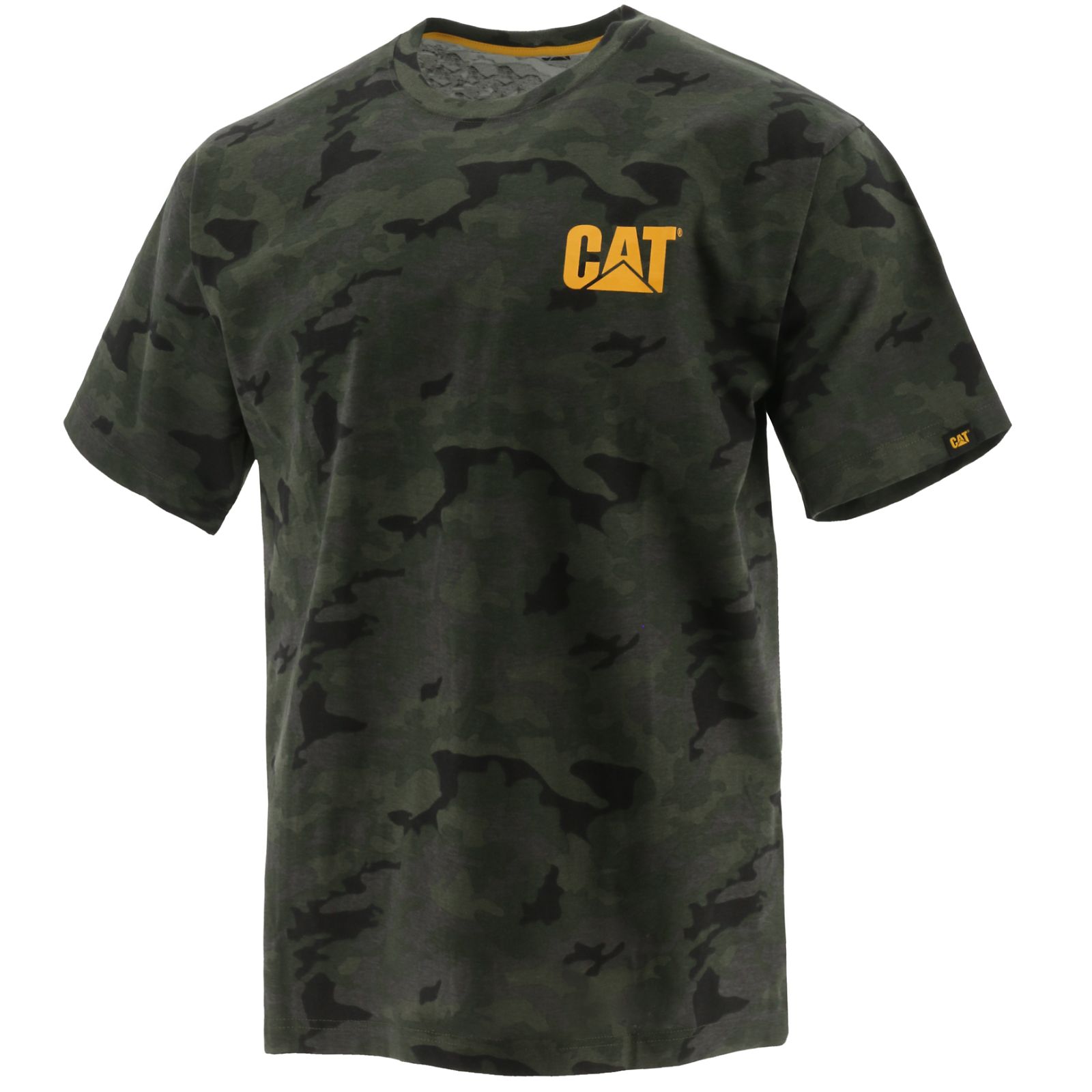 Caterpillar Trademark Men's T-Shirts Camo | Cat-259860