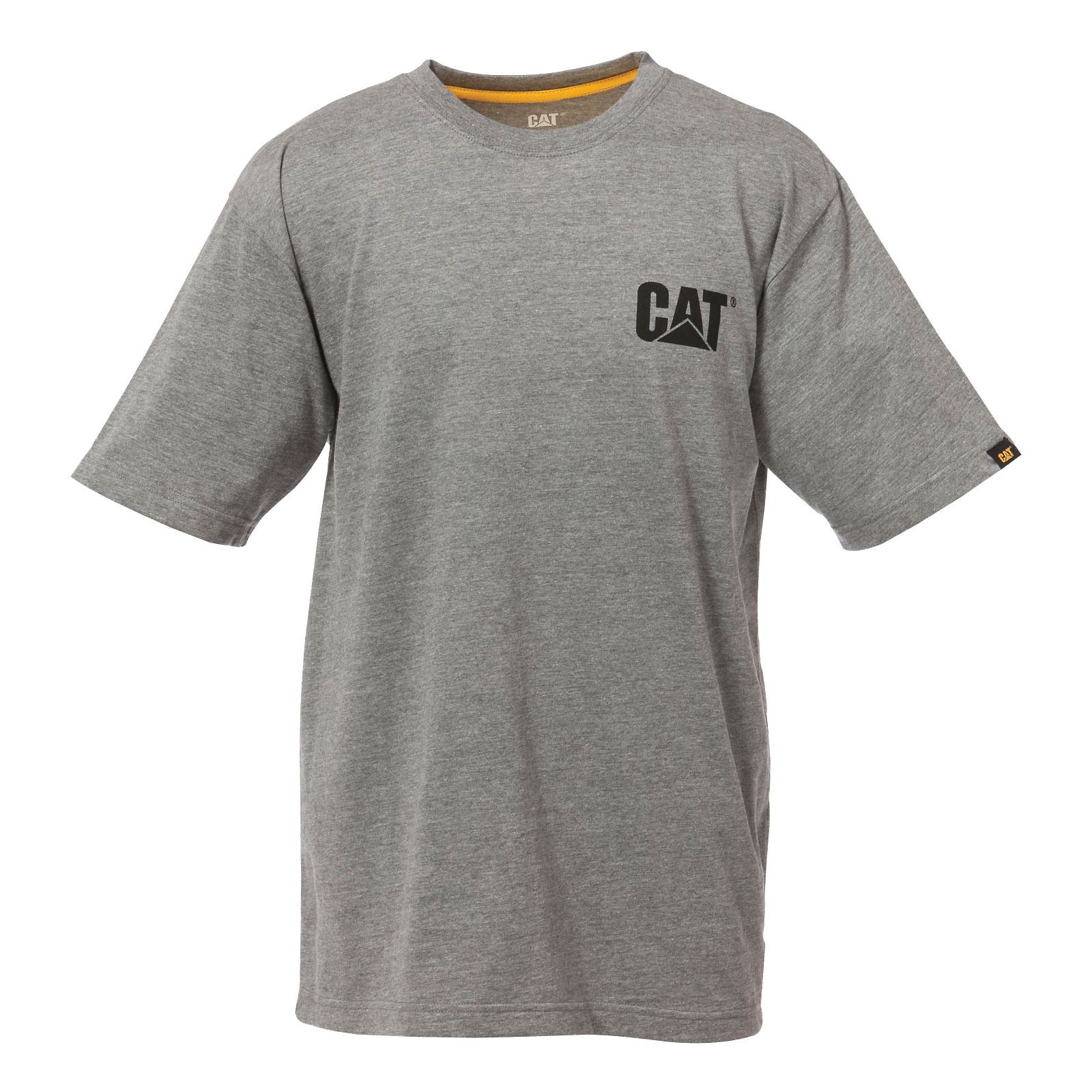 Caterpillar Trademark Men's T-Shirts Dark Grey | Cat-379248