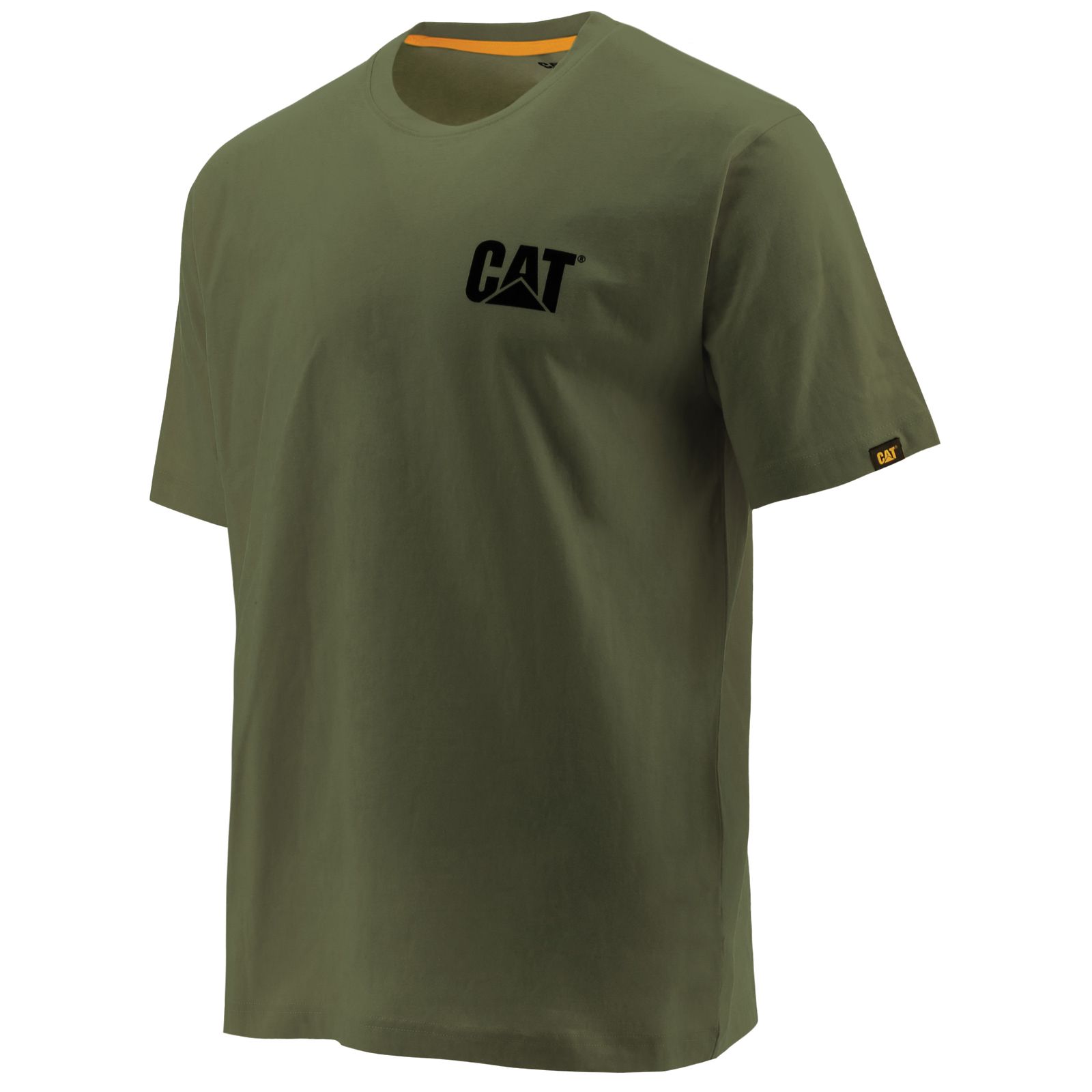 Caterpillar Trademark Men's T-Shirts Green | Cat-986724