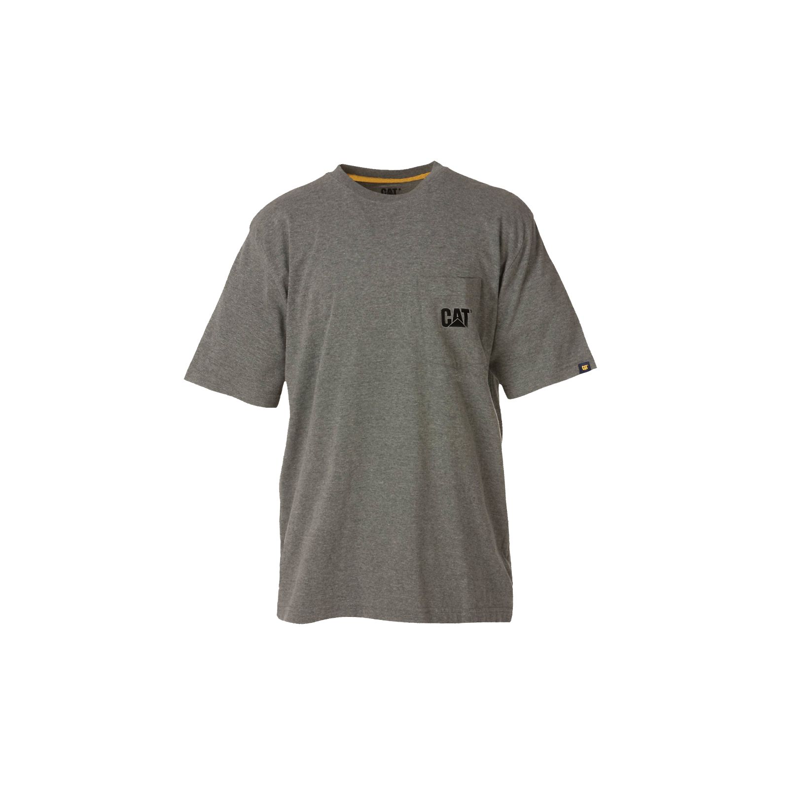 Caterpillar Trademark Pocket Men's T-Shirts Dark Grey | Cat-139624