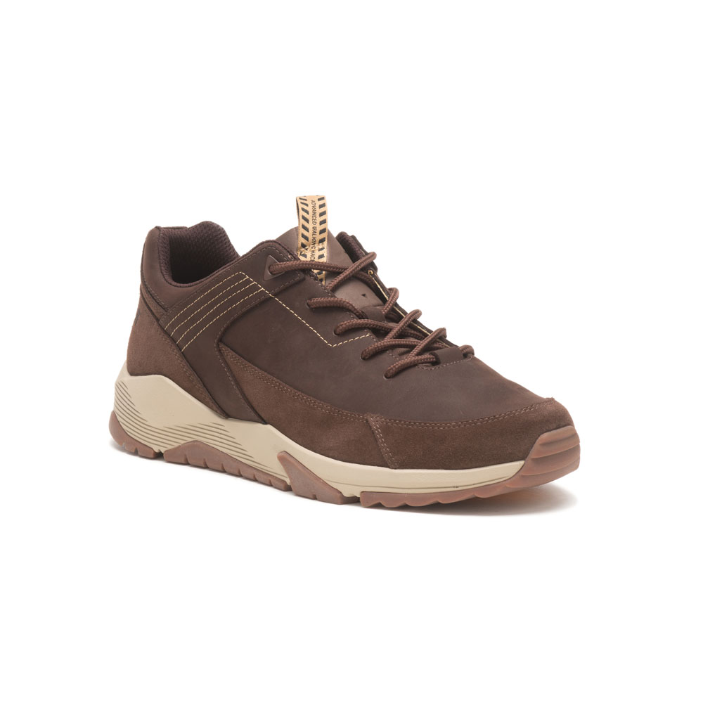Caterpillar Transmit Men's Sneakers Coffee | Cat-325407