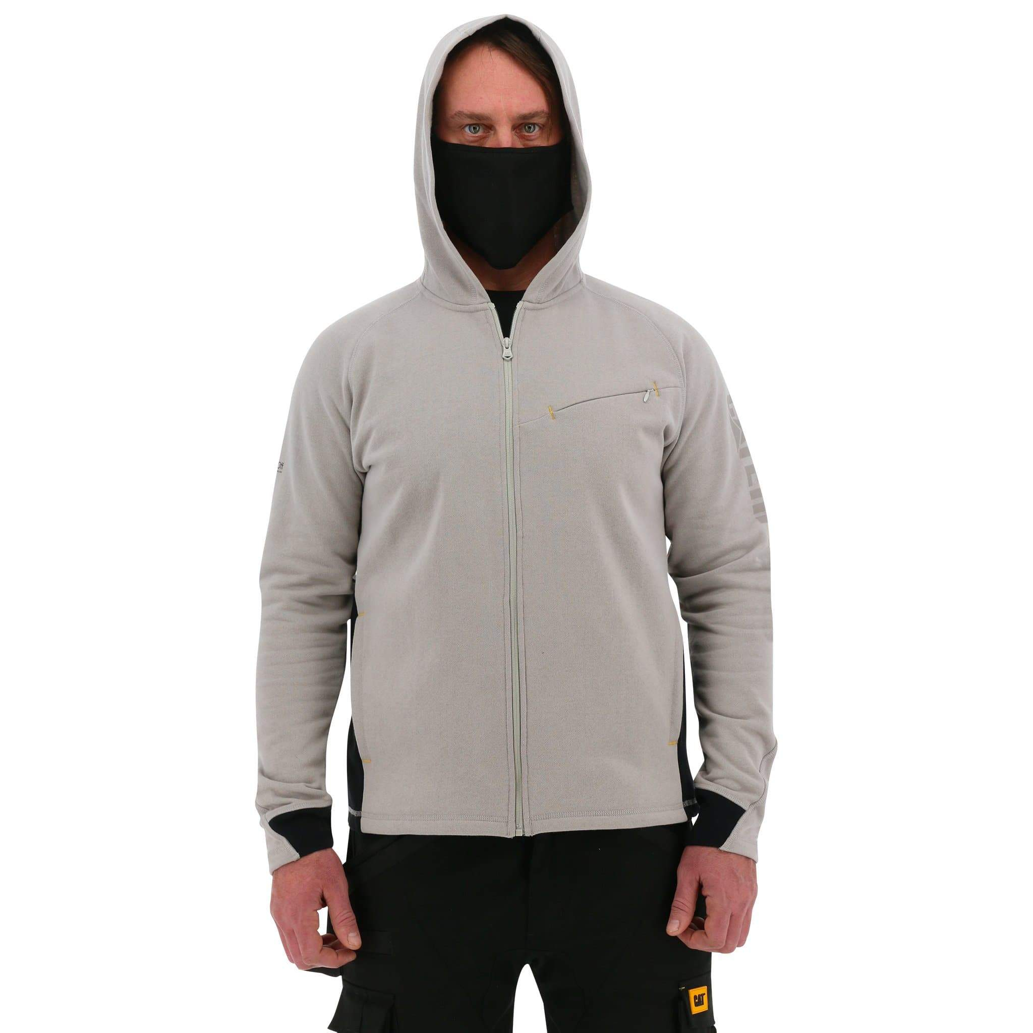 Caterpillar Viral Off Hooded Men's Hoodies Grey | Cat-039628