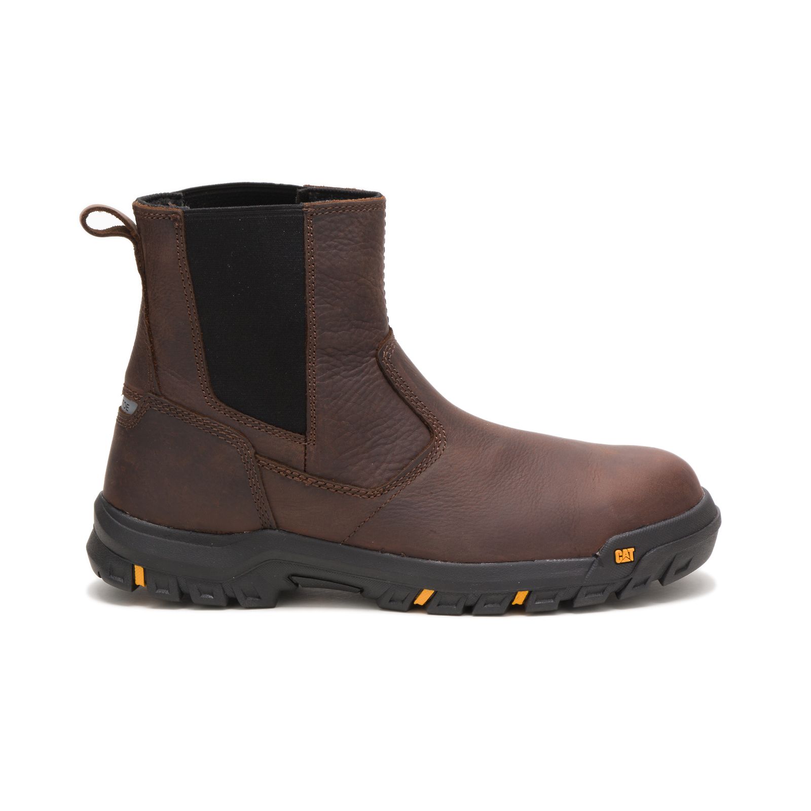 Caterpillar Wheelbase Steel Toe Men's Work Boots Brown | Cat-465928
